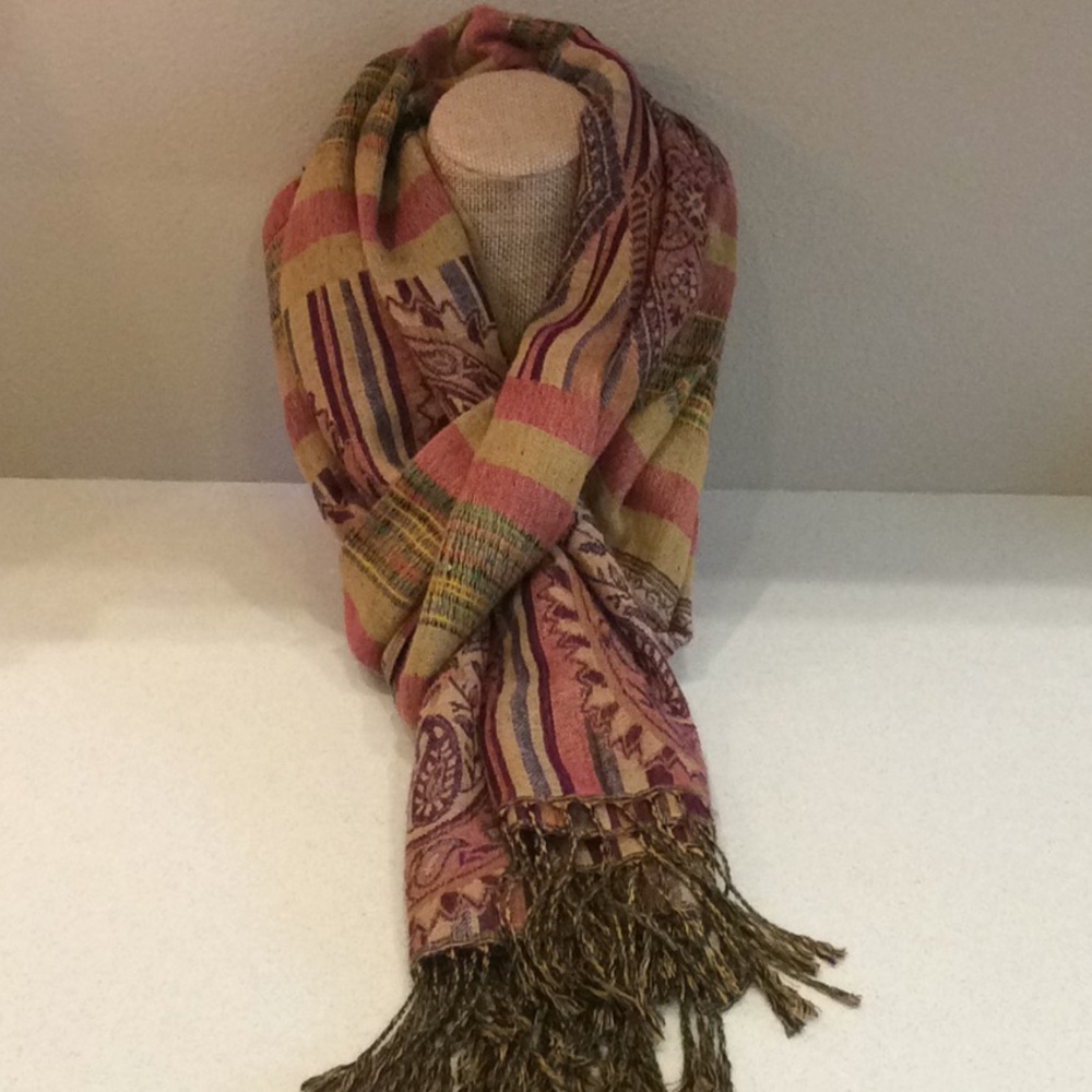 Multi-colored scarf